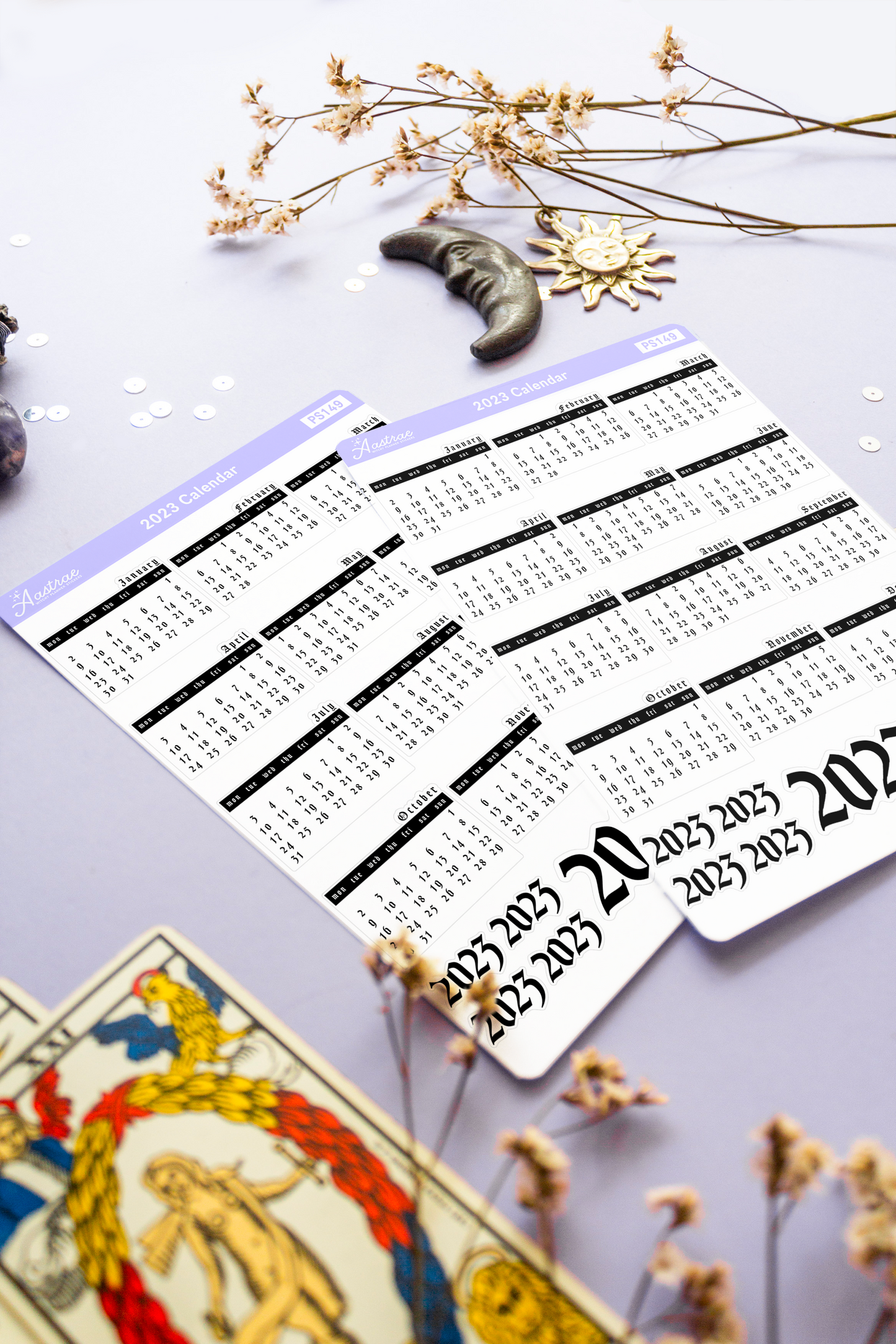 2023 Calendar Planner Stickers