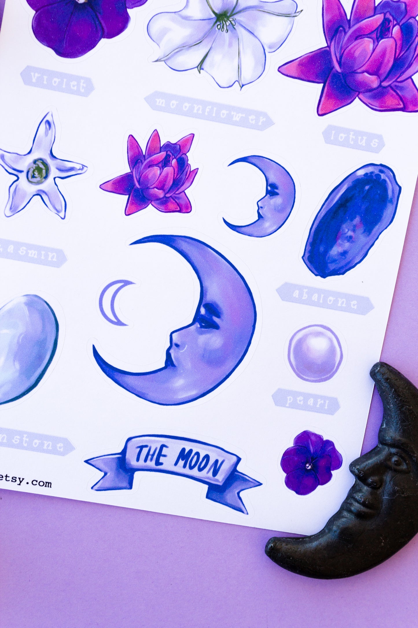 Moon Grimoire Stickers