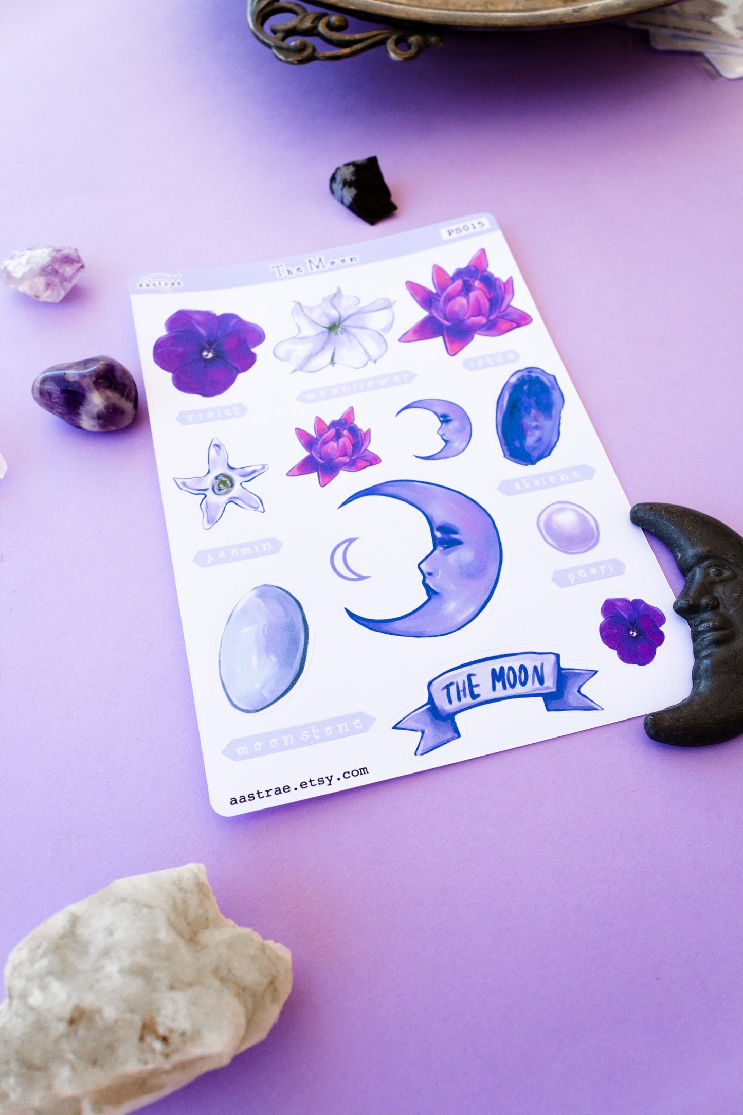 Moon Grimoire Stickers