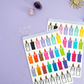 Colored Candle Magick Stickers