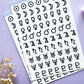 Planets Astrology Planner Stickers