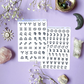 BUNDLE • Astrology Icons Stickers for Planner (2 Sheets)