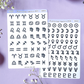 BUNDLE • Astrology Icons Stickers for Planner (2 Sheets)