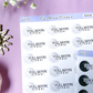 BUNDLE • Moon Ritual Stickers (2 Sheets)