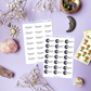 BUNDLE • Moon Ritual Stickers (2 Sheets)